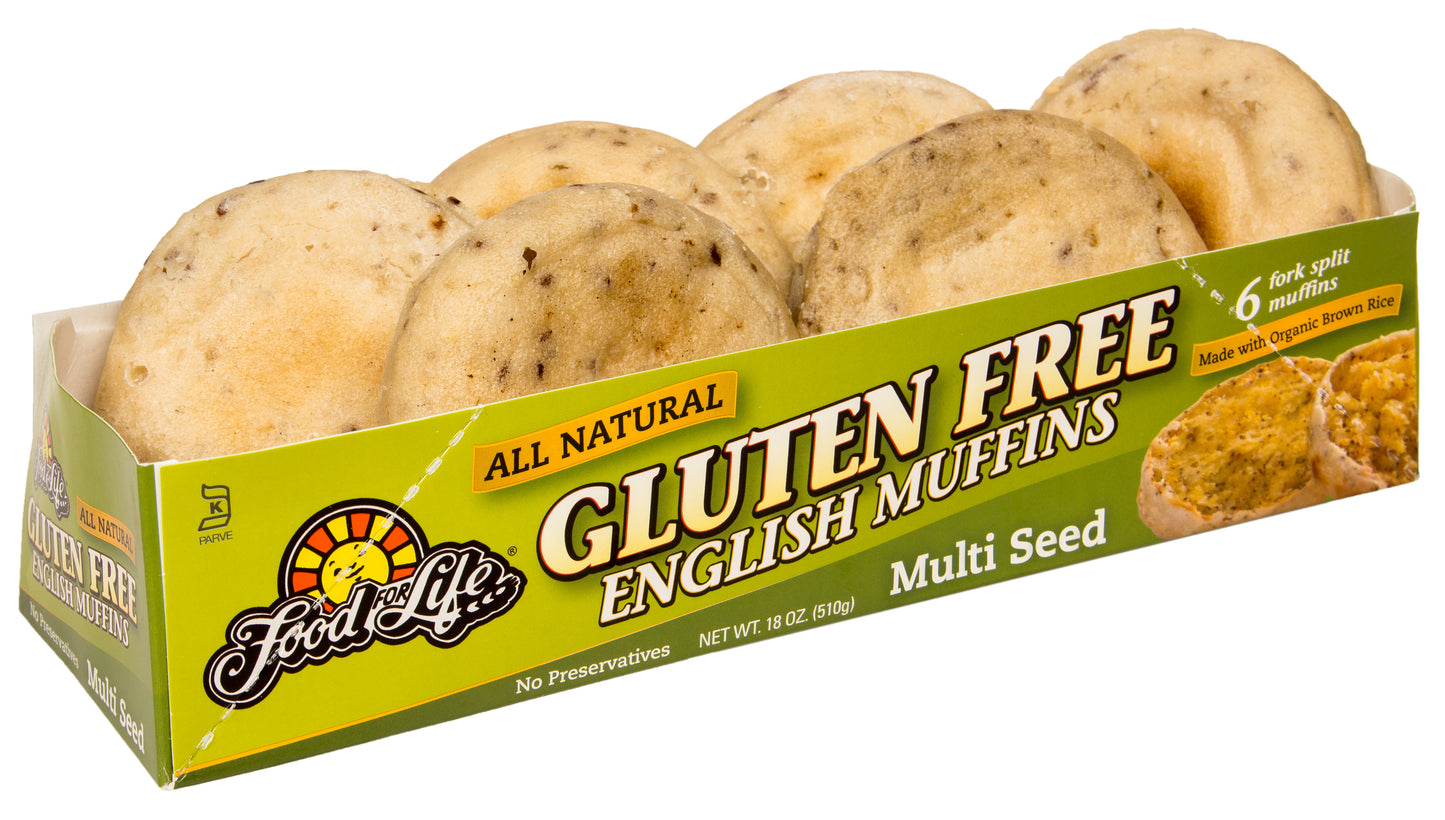 English Muffins, Multi Seed, Frozen, GF