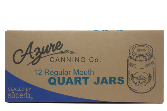 Canning Jars, Quart, Regular (with lids & bands)