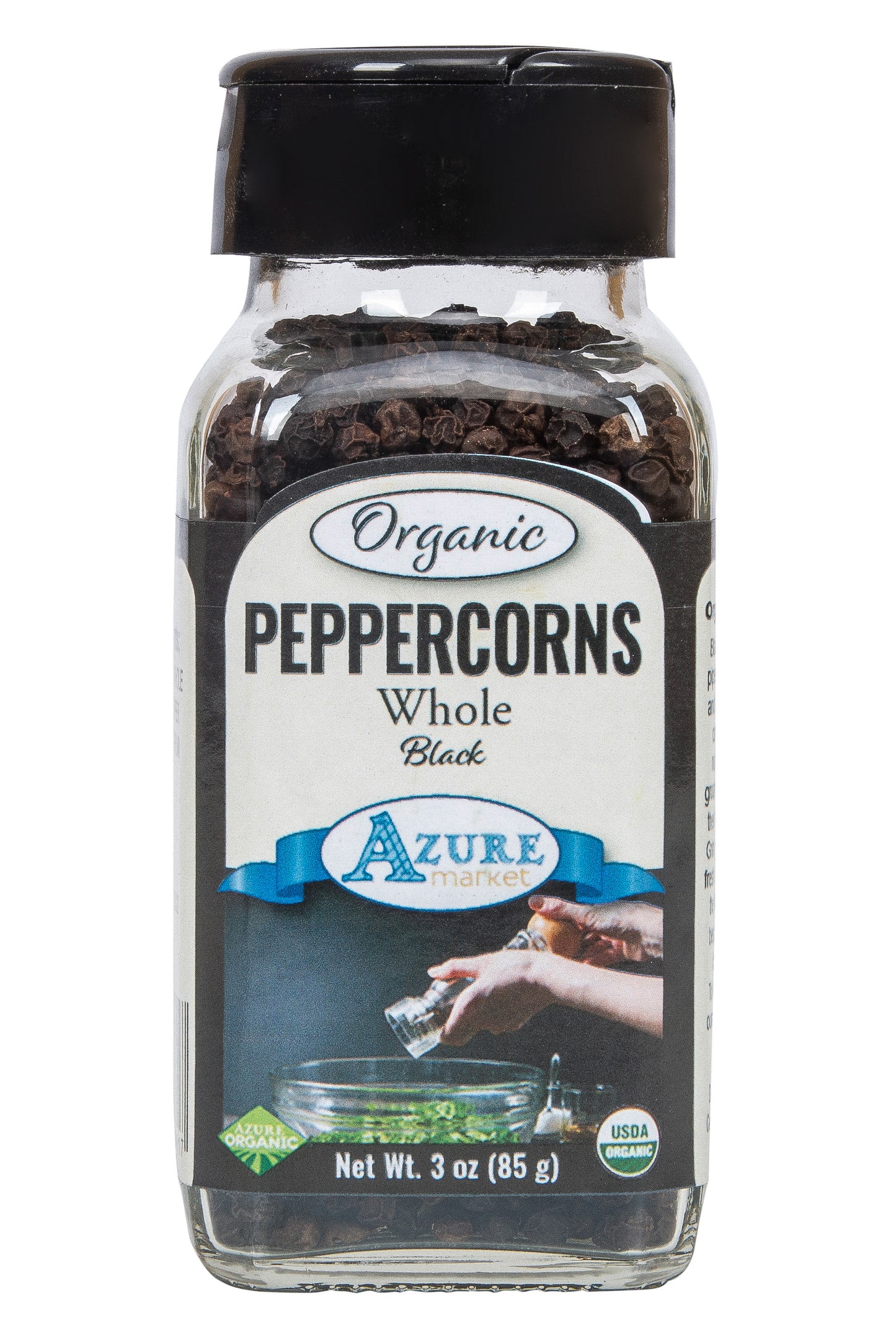 Peppercorns, Whole Black, Organic