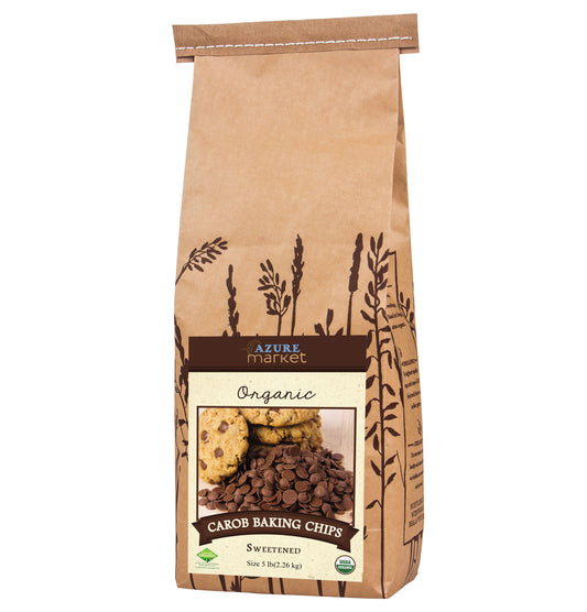 Carob Baking Chips, Sweet, Organic