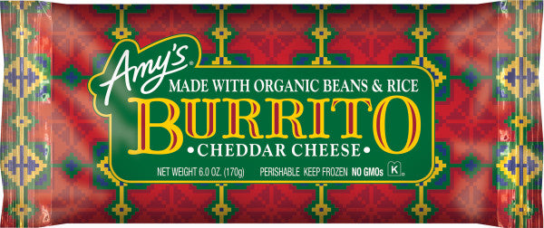 Bean & Cheese Burrito, Frozen