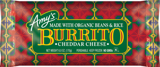 Bean & Cheese Burrito, Frozen