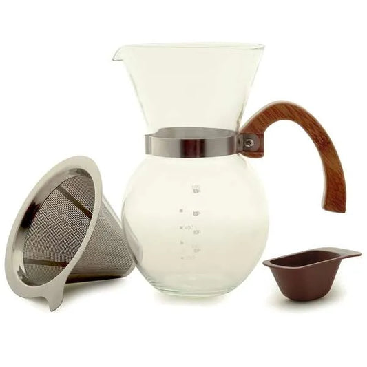 Pour Over Coffee Maker with Stainless Steel Filter