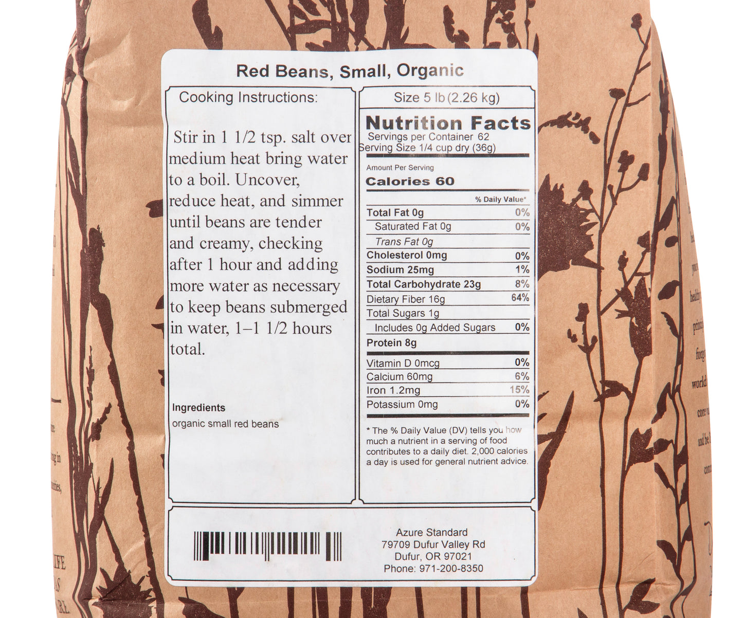 Red Beans, Small, Organic