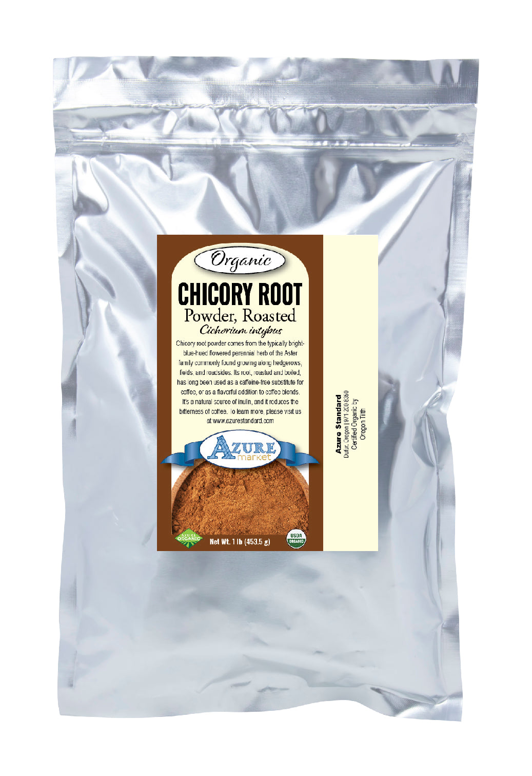 Chicory Root Powder, Roasted, Organic