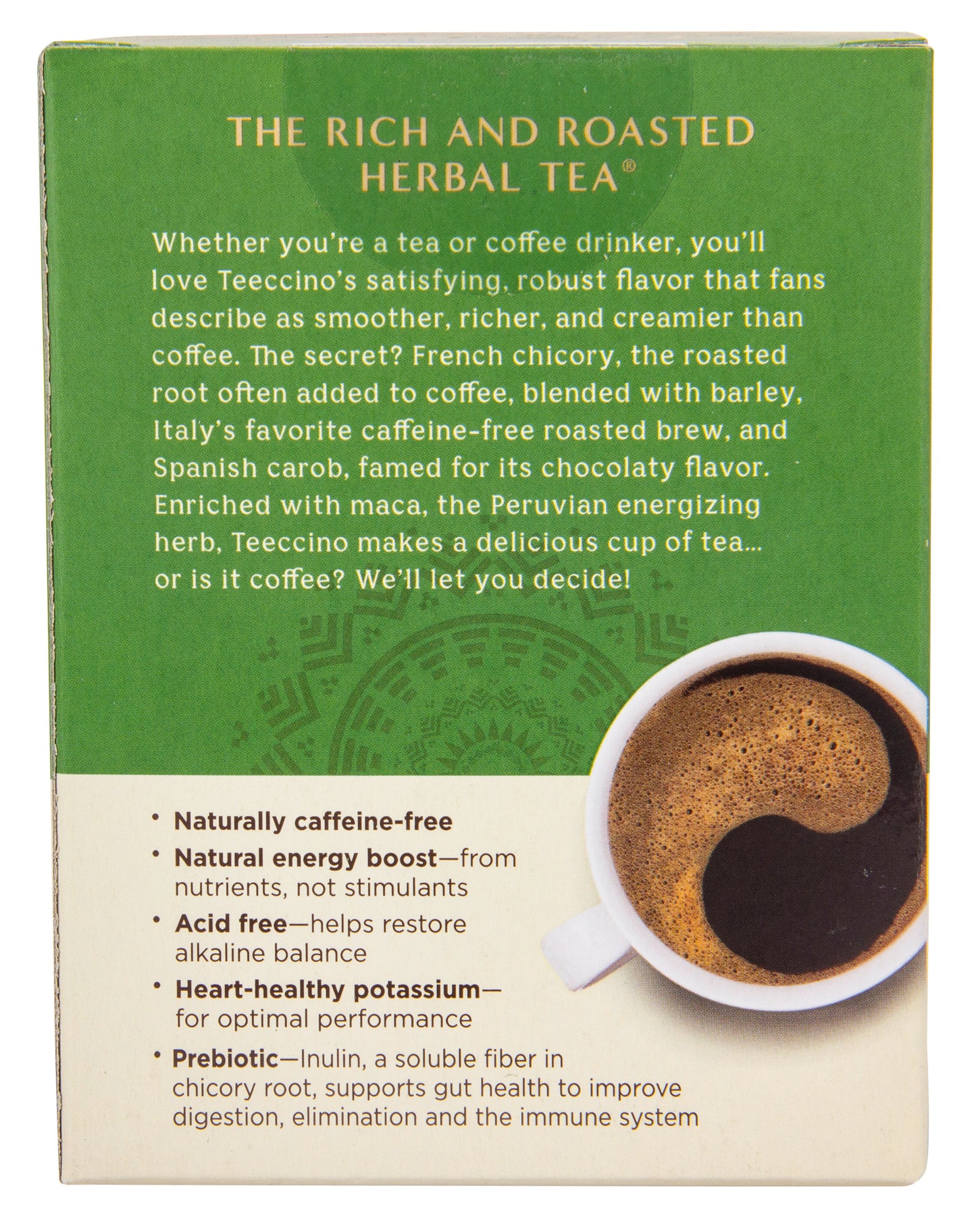 Maca Chocolate Roasted, Herbal Tea Bags, Organic