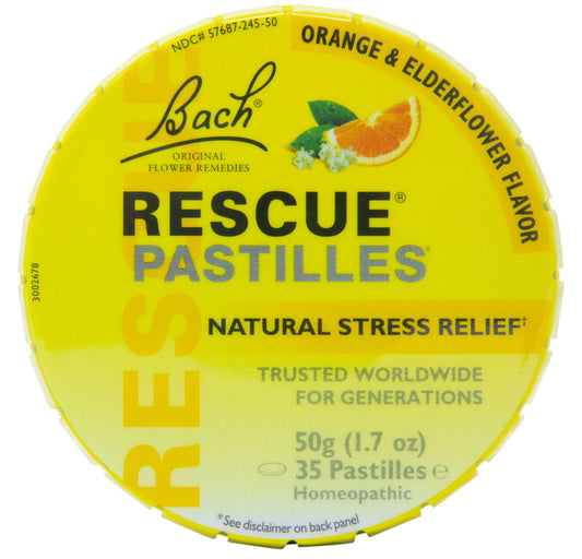 RESCUE Pastilles, Orange & Elderflower