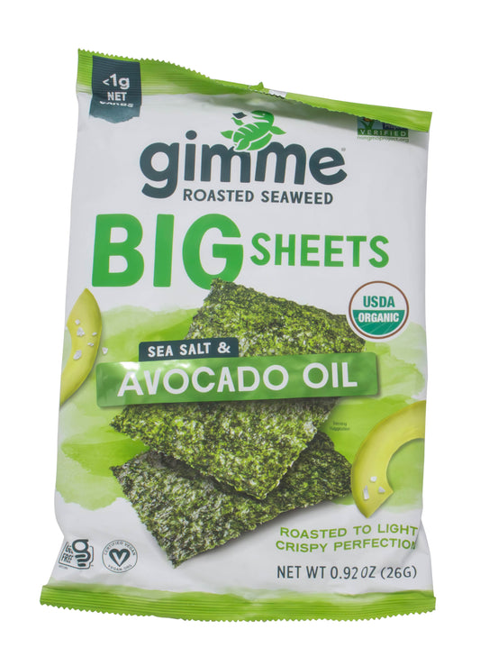 Roasted Seaweed Snack, Avocado + Sea Salt, Organic