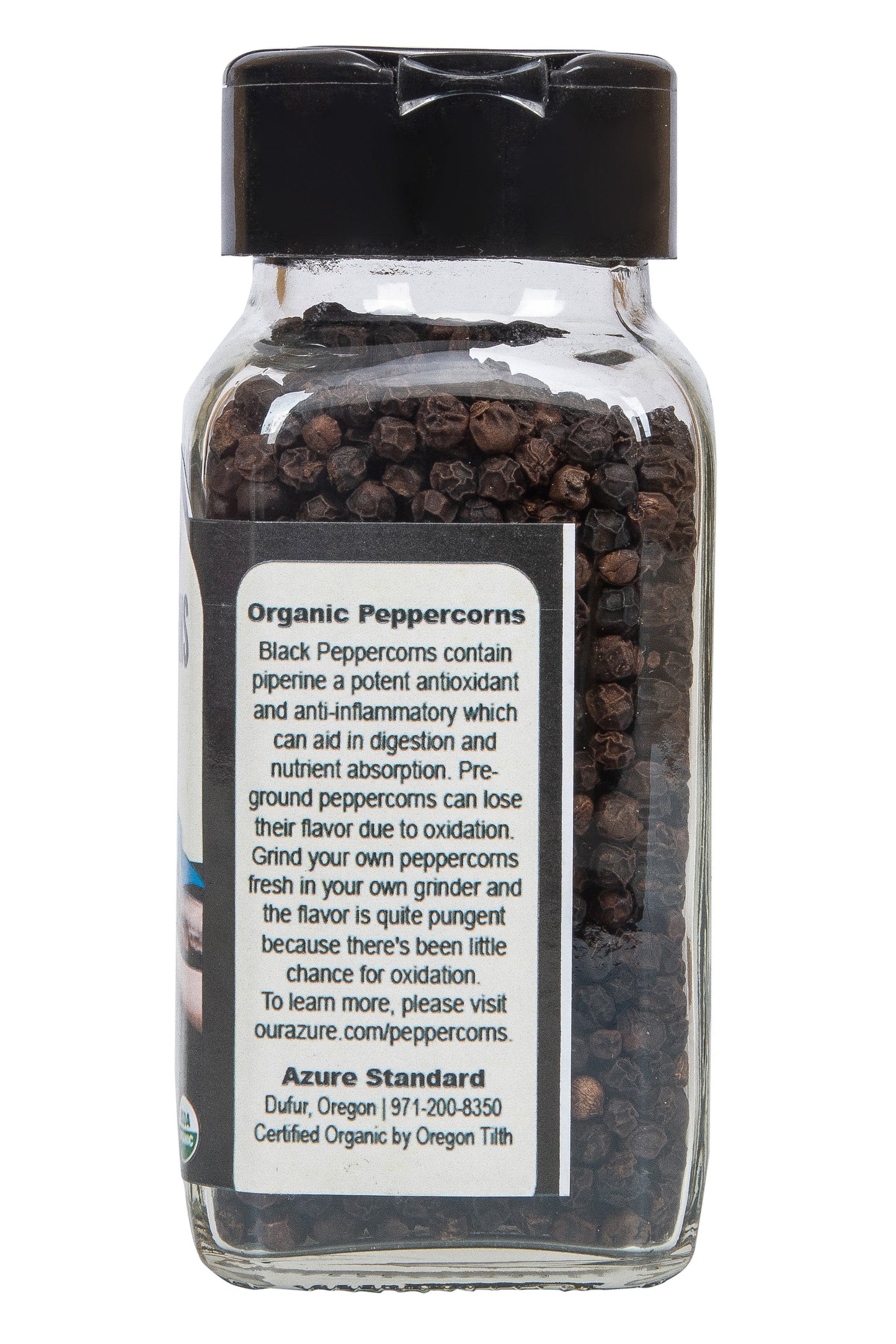 Peppercorns, Whole Black, Organic