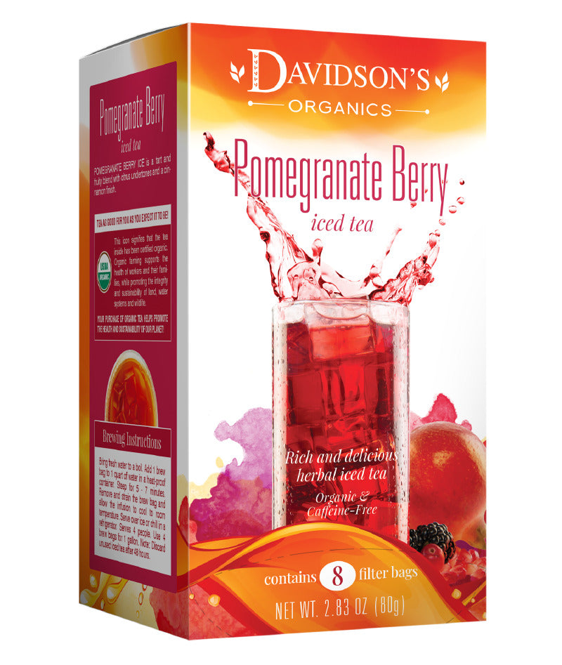 @Iced Tea, Pomegranate Berry Ice, Organic