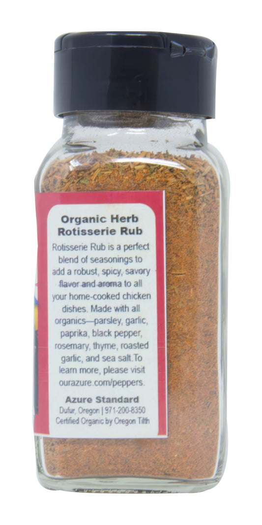 Herb, Rotisserie Rub, Organic