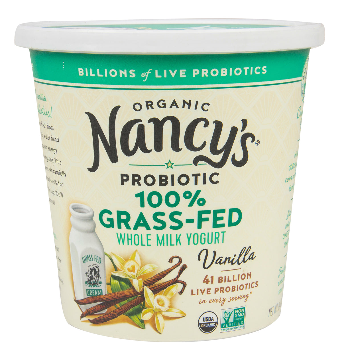 Yogurt, Vanilla, Grass-Fed, Organic