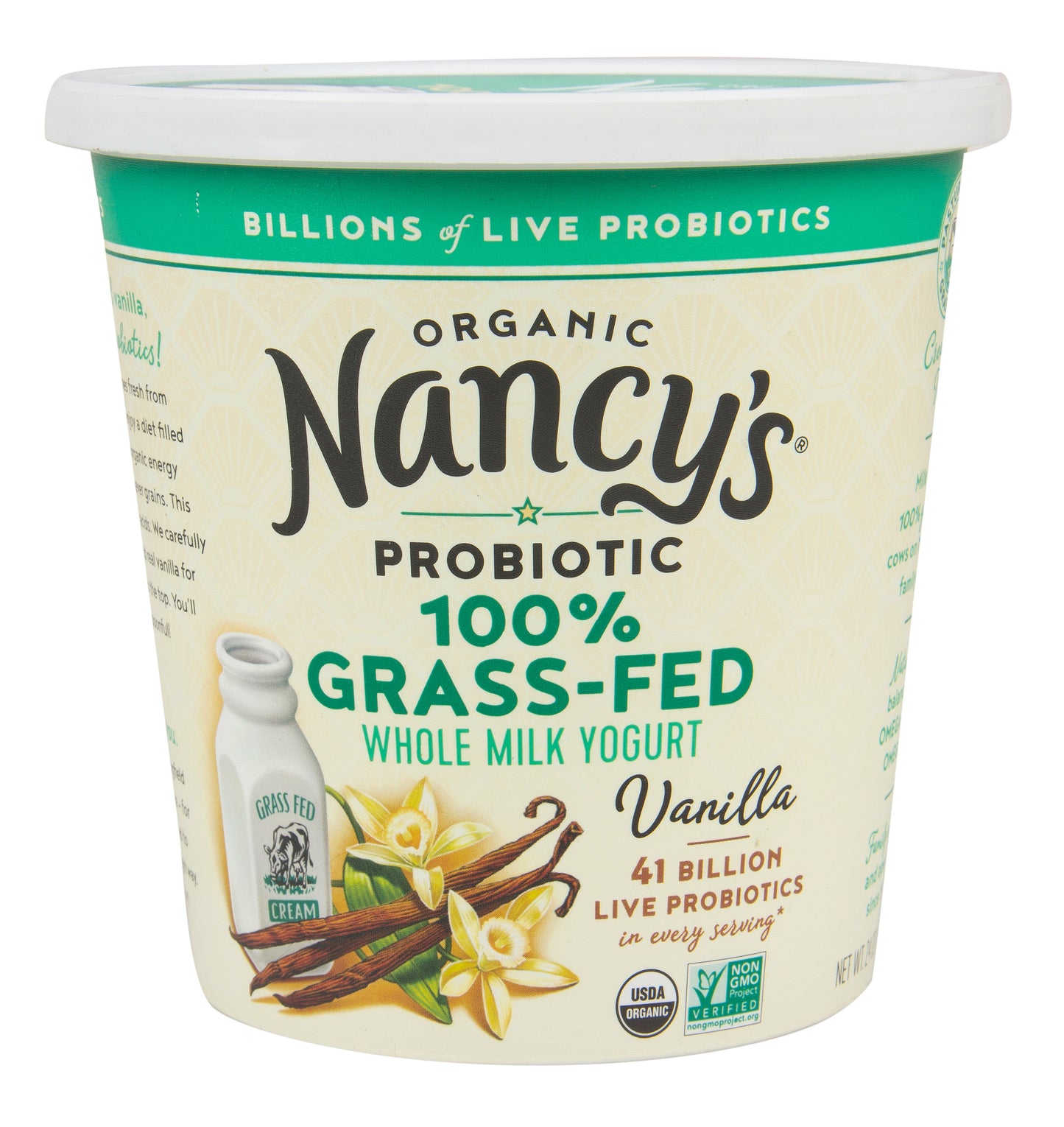 Yogurt, Vanilla, Grass-Fed, Organic