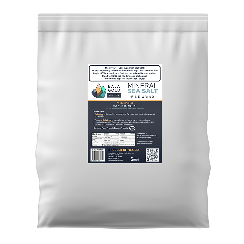 Mineral Sea Salt, Fine Grind