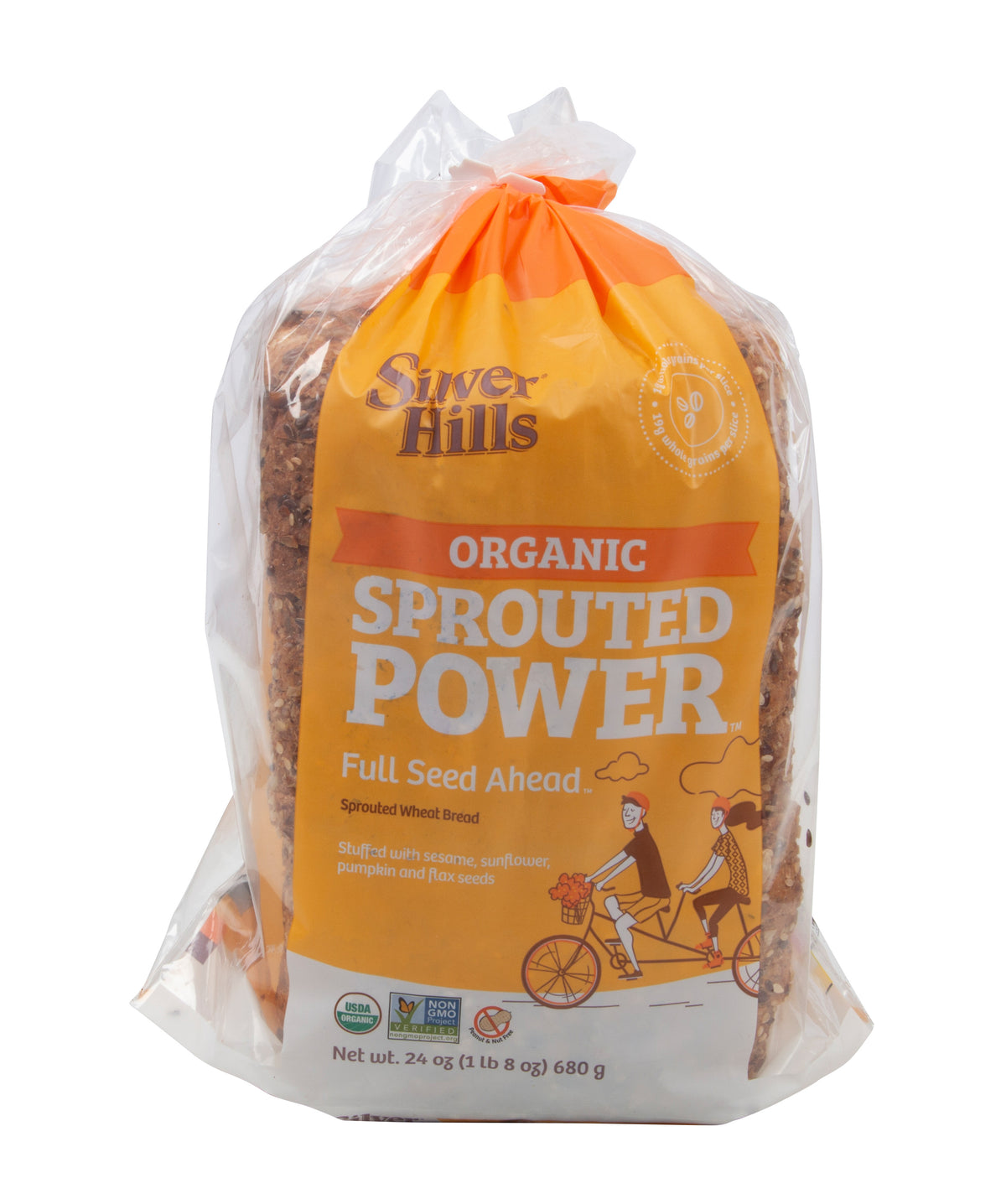 @Wheat Bread, Full Seed Ahead Sprouted, Frozen