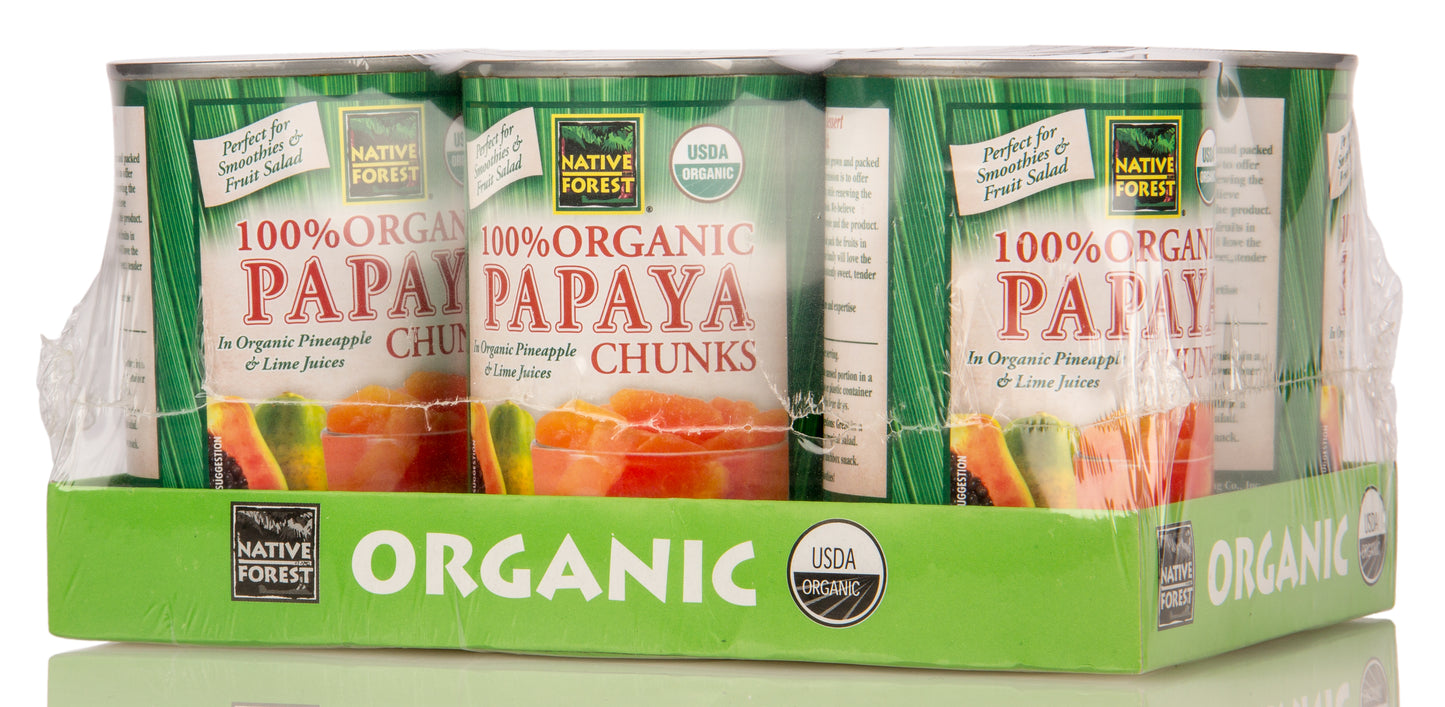Papaya Chunks, Organic