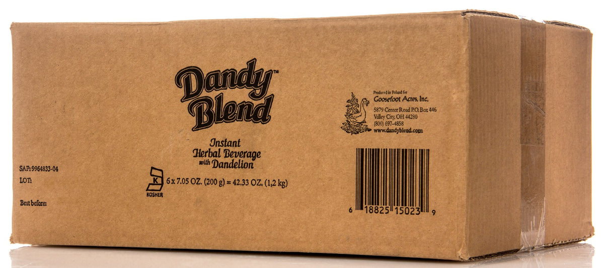 Instant Herbal Coffee Substitute with Dandelion