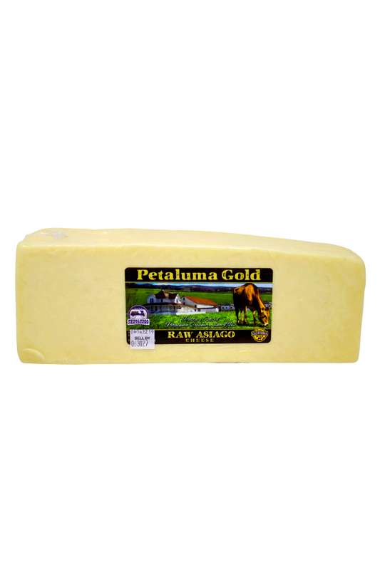 Asiago Cheese, Raw, Grass-fed, Random Weight