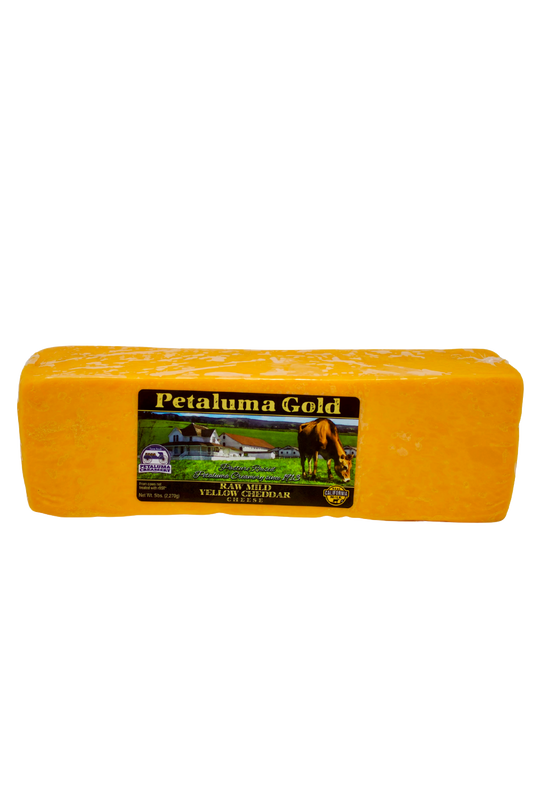 Yellow Mild Cheddar Cheese, Raw, Grass-fed, Random Weight
