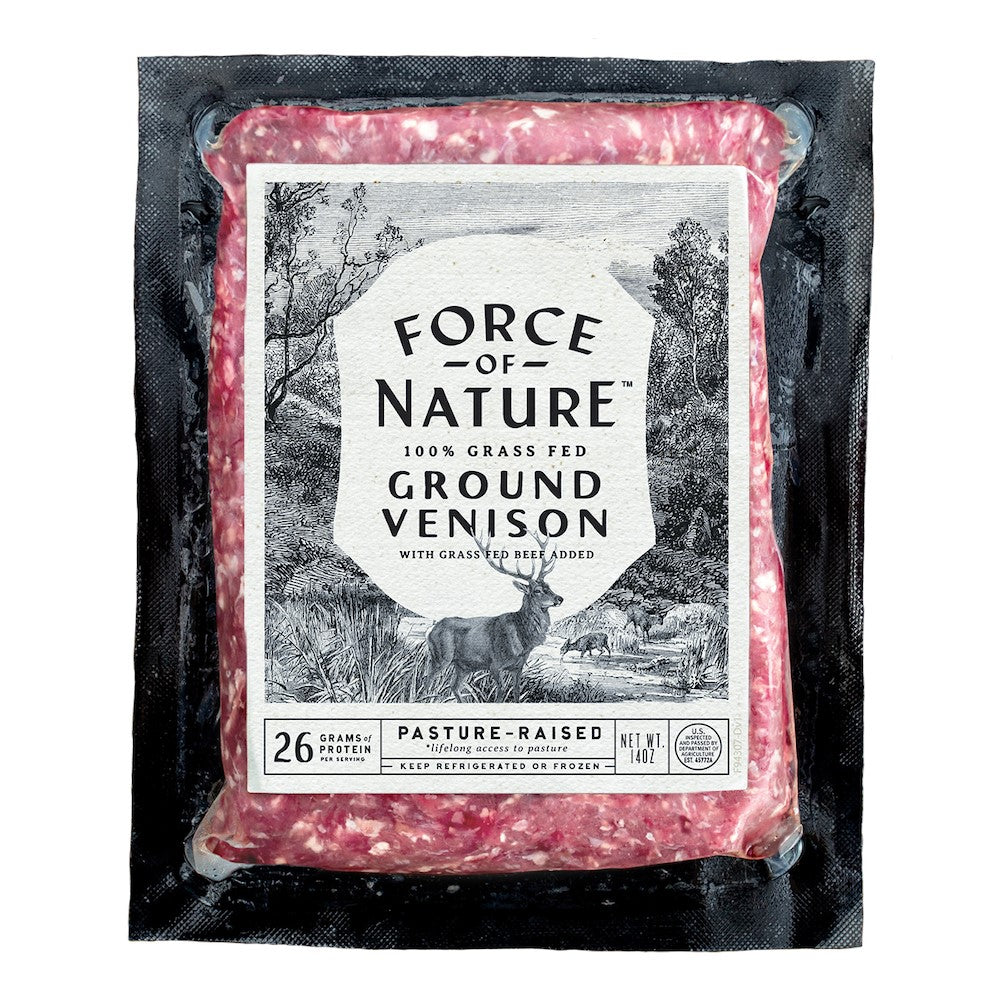 Ground Venison, Grass-Fed, Frozen