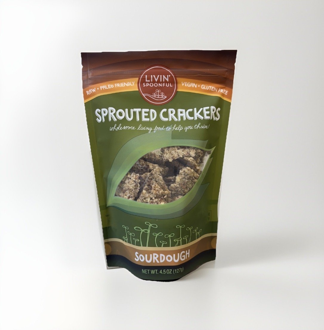 Sprouted Crackers, Sourdough