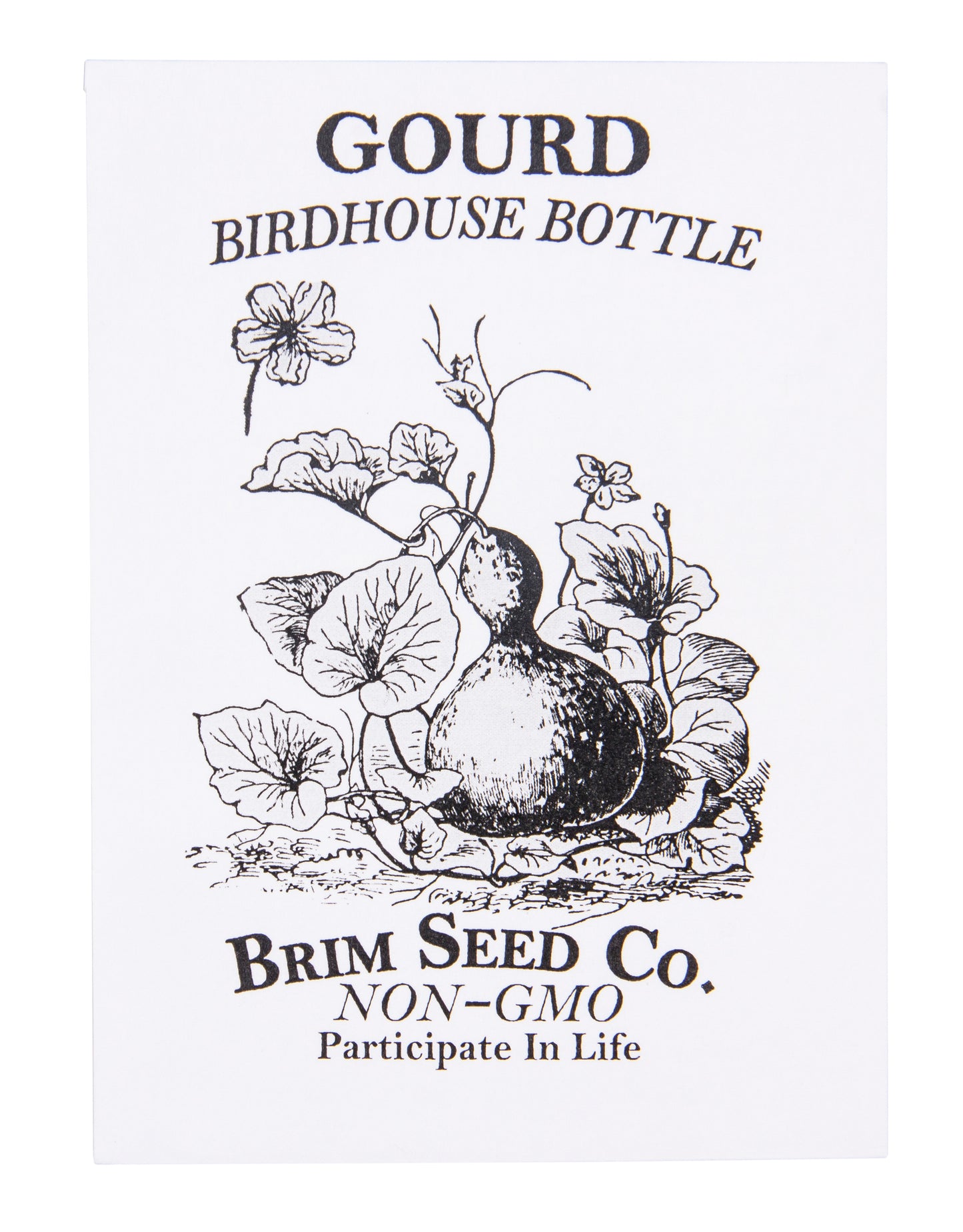 Gourd, Birdhouse Bottle Seed
