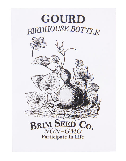 Gourd, Birdhouse Bottle Seed