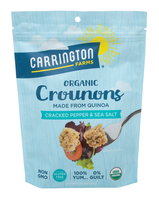 Crounons, Cracked Pepper & Sea Salt, Organic