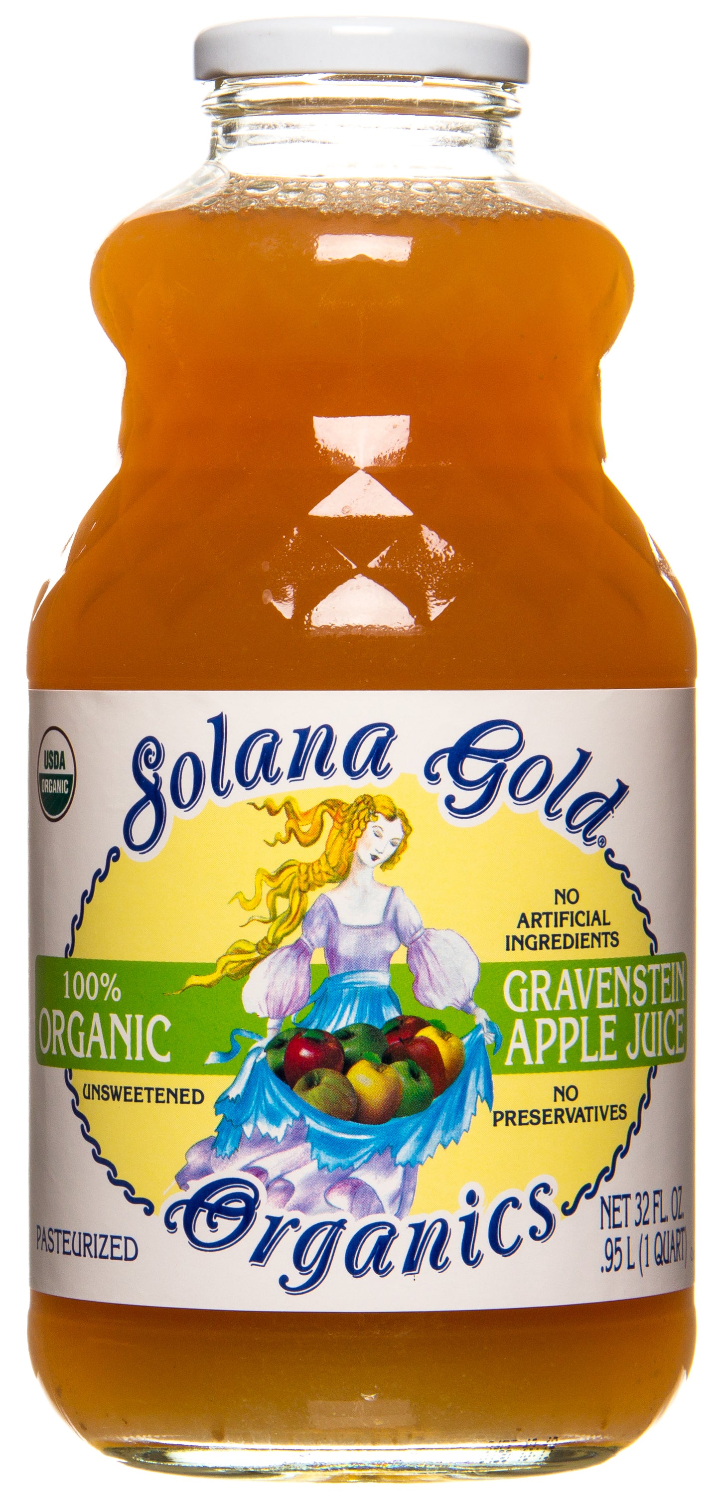 Gravenstein Apple Juice, Unfiltered, Organic