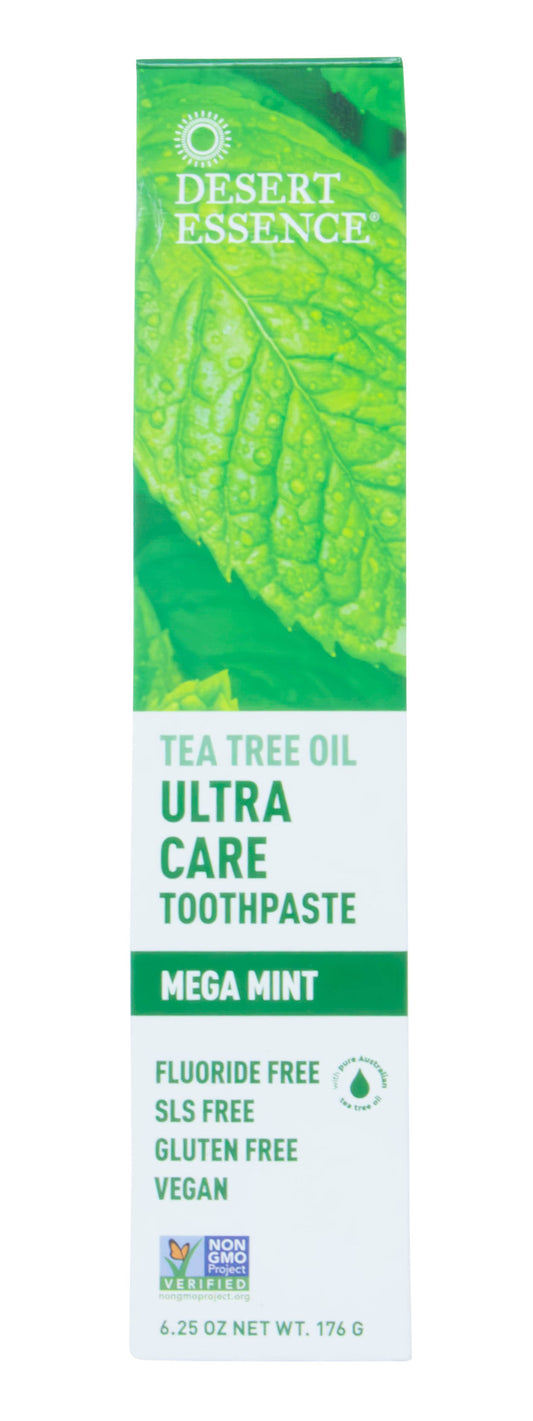 Natural Tea Tree, Ultra Care, Toothpaste, Mega Mint