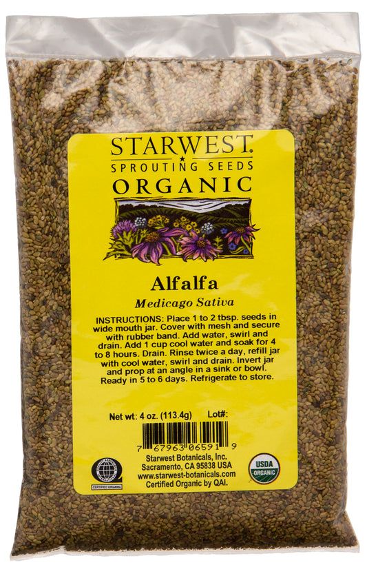 Alfalfa Sprouting Seeds, Organic