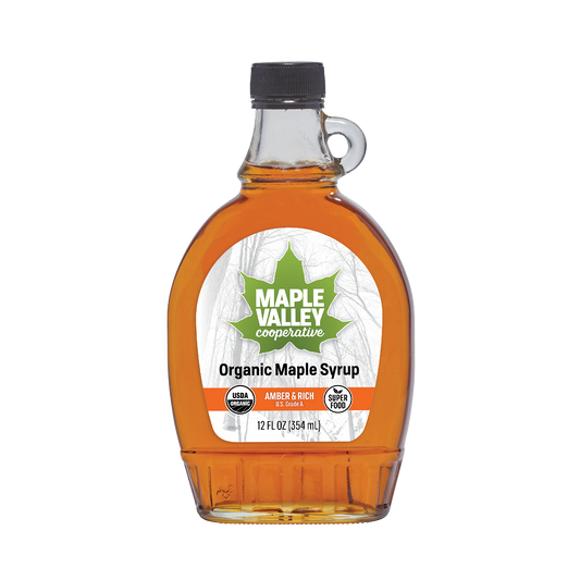 Maple Syrup, Grade A Amber, Organic