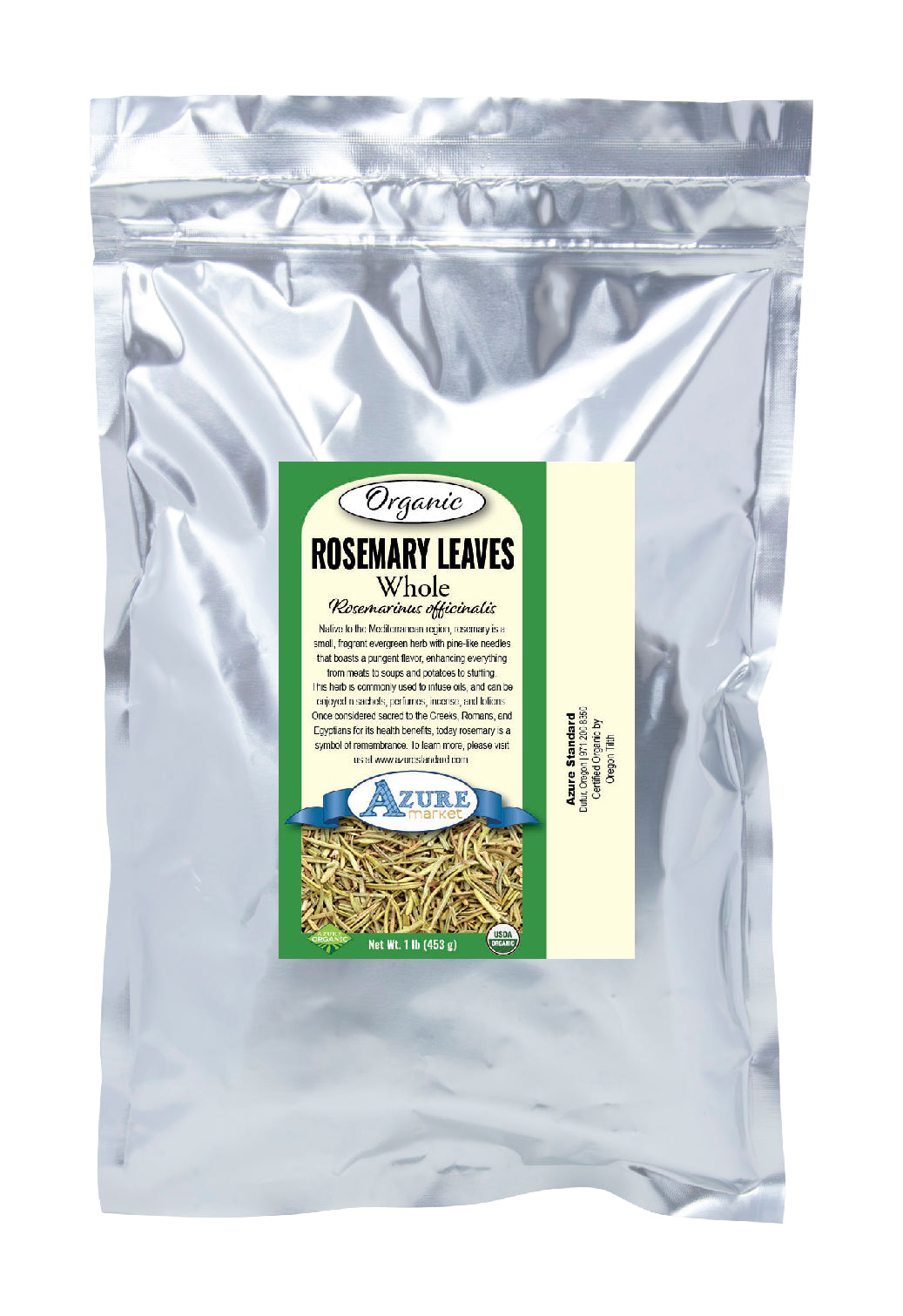 Rosemary Leaves, Whole, Organic