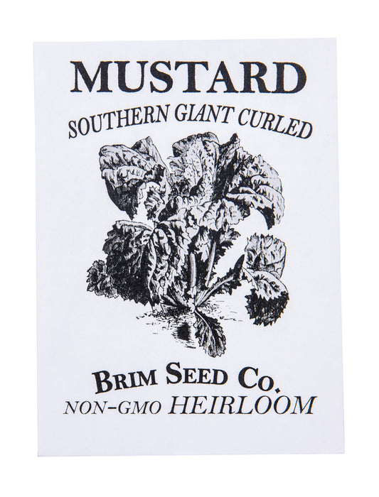 Greens, Mustard, Southern Giant Curled Heirloom Seed
