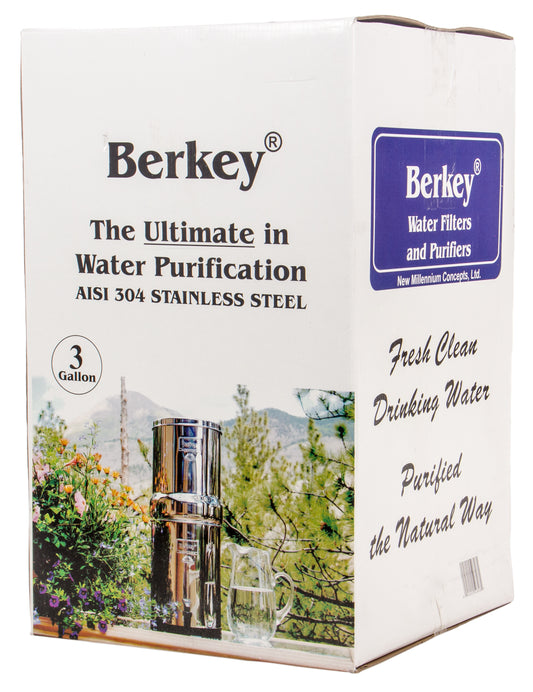 Royal Berkey Stainless Steel Water Purifier with 2 Black Berkey Elements