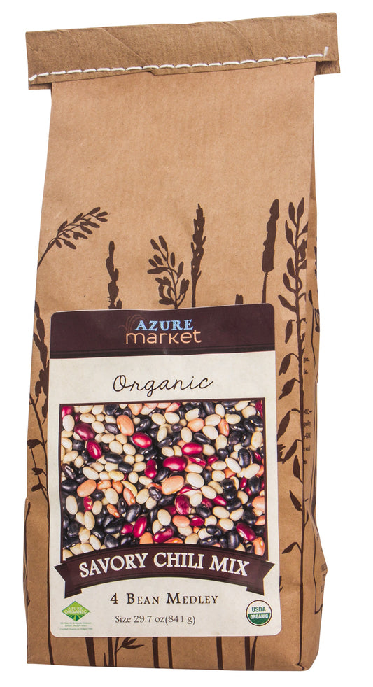 Savory 4-Bean Chili Mix, With Seasoning, Organic