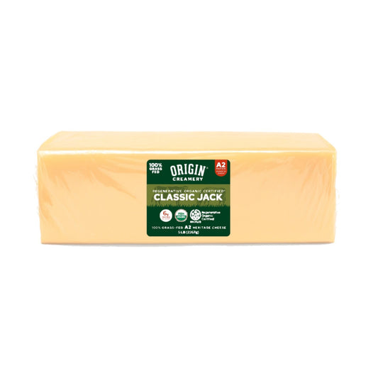 A2 Classic Jack Cheese Block, Organic