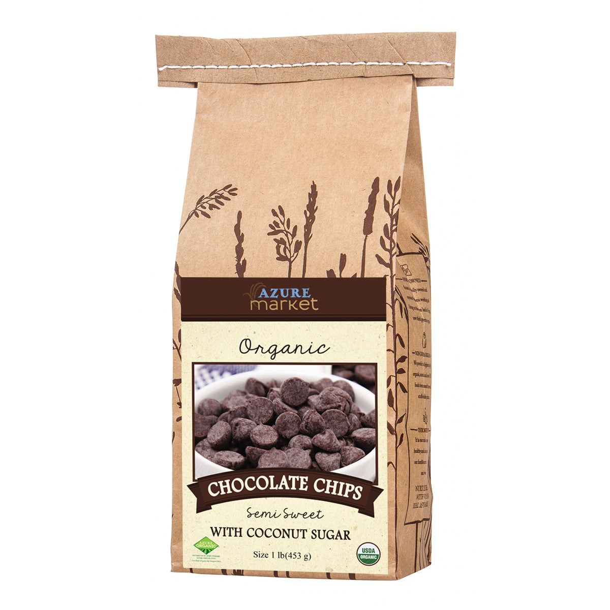 Chocolate Chips, Semi Sweet, Coconut Sugar, Organic