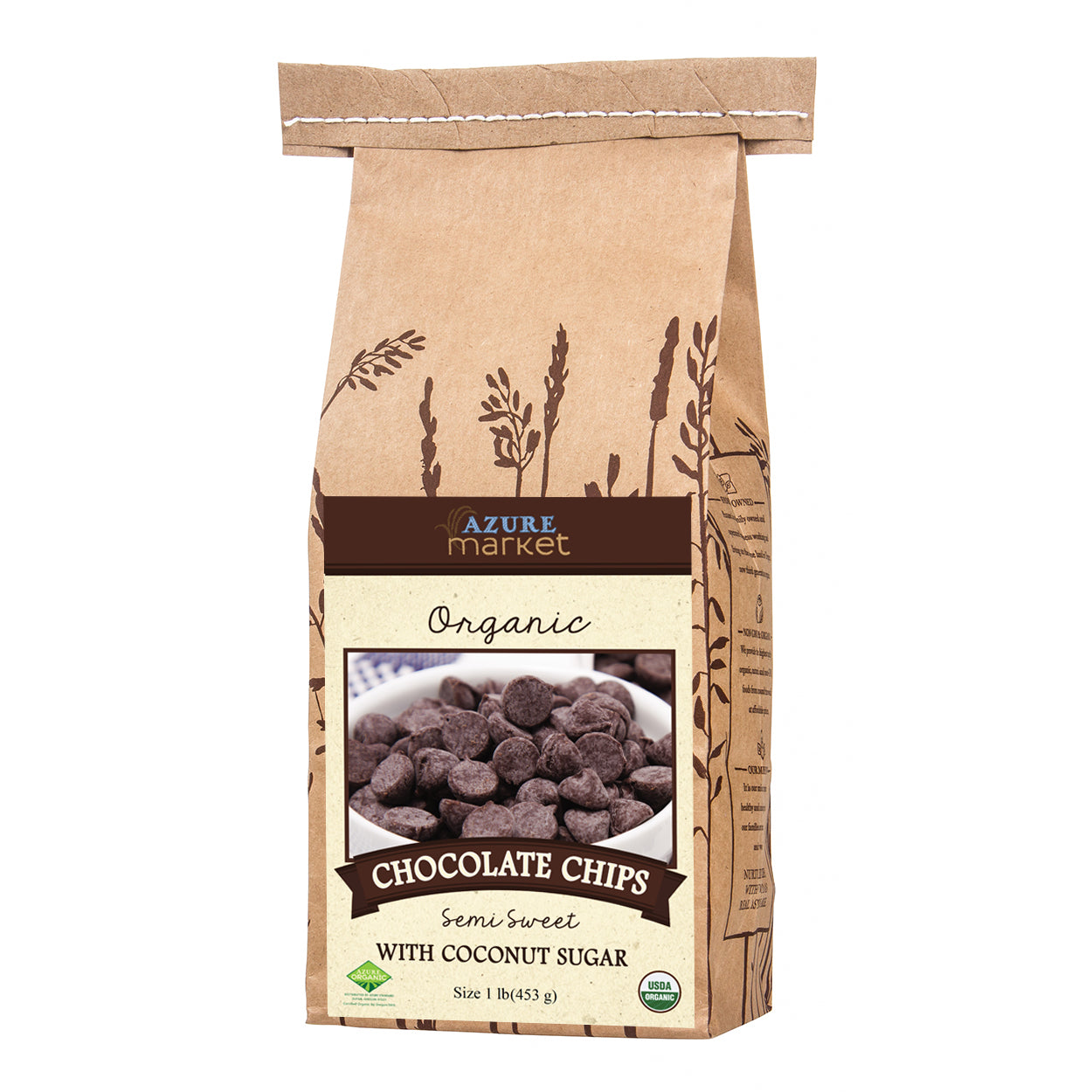 Chocolate Chips, Semi Sweet, Coconut Sugar, Organic