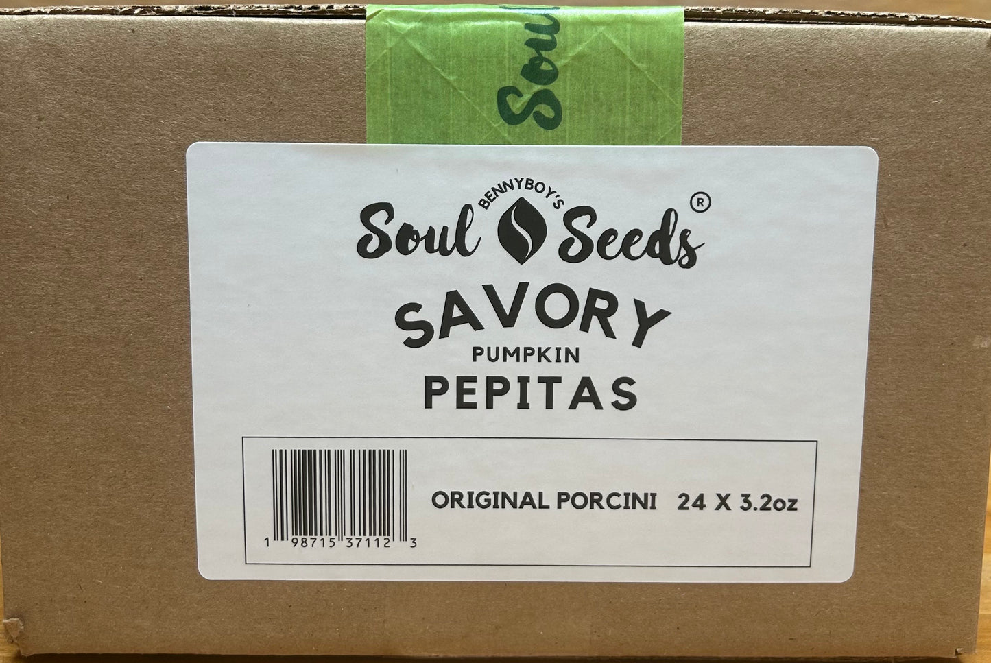 Savory Pumpkin Pepitas, Original Porcini