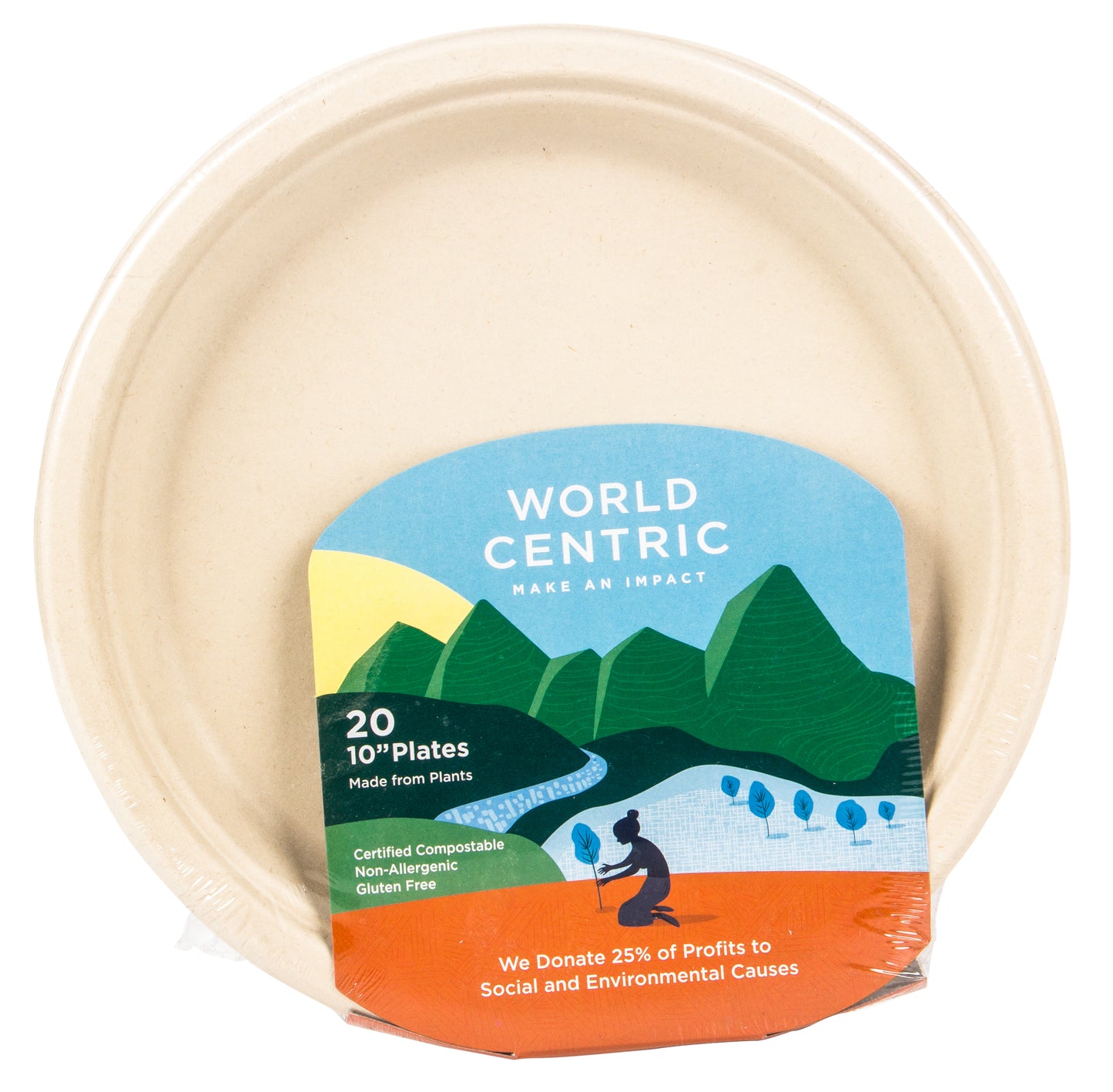 Plates, Compostable, 10 in