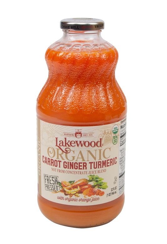 Carrot Ginger Turmeric Juice, Organic