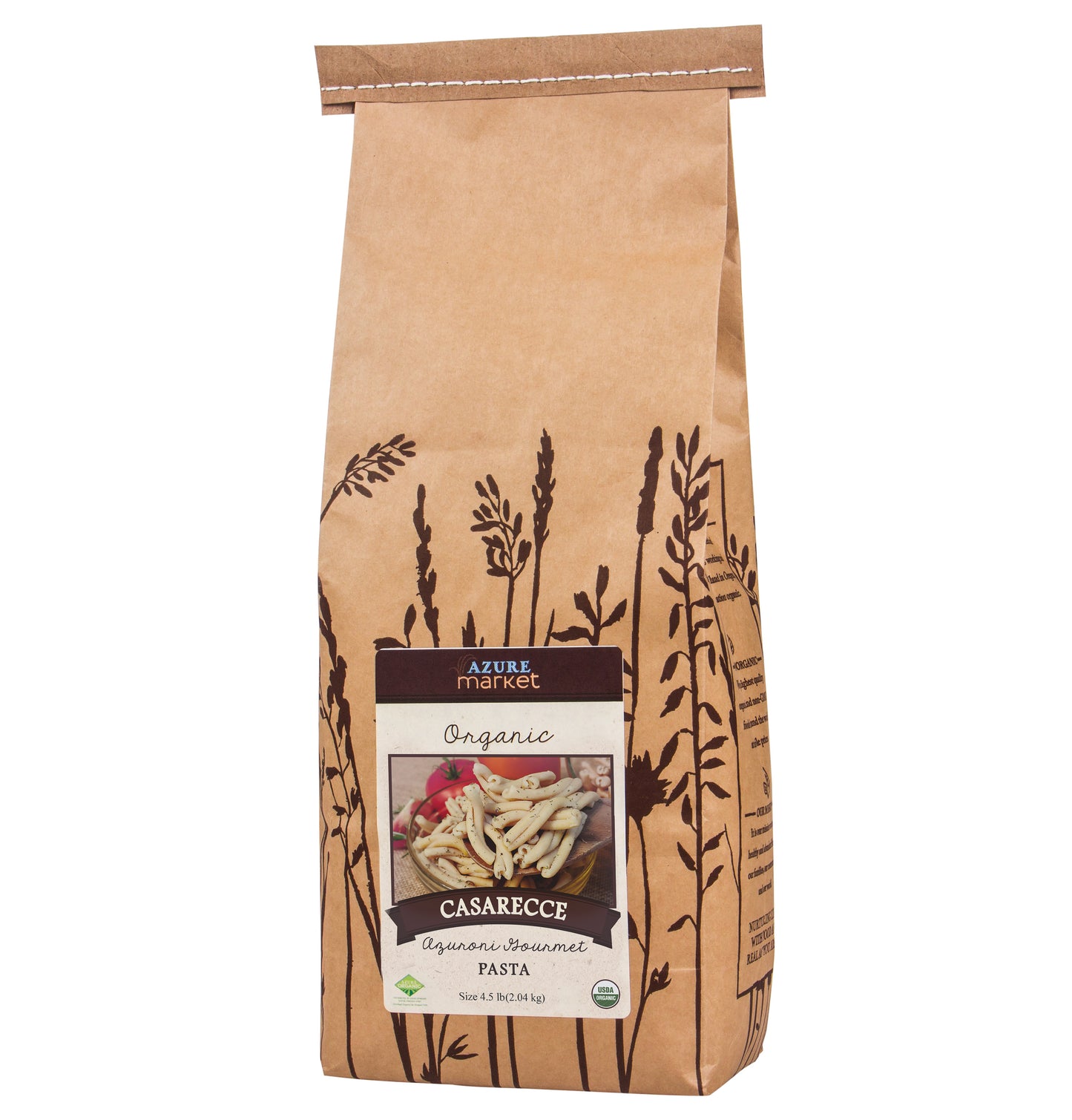 Casarecce Azuroni Gourmet Pasta, Organic