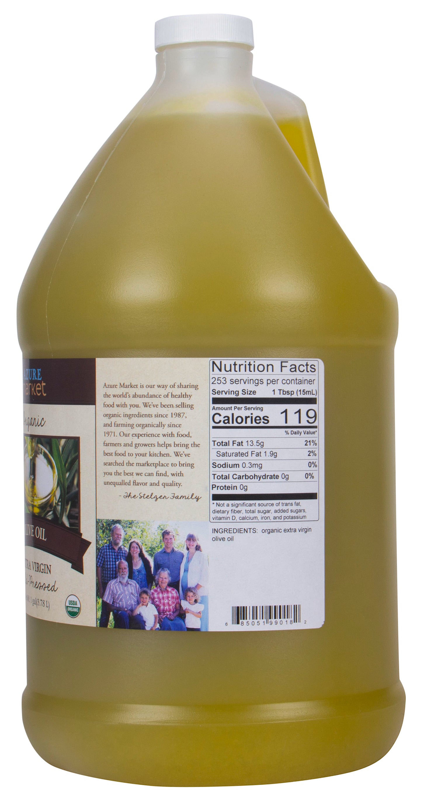 Olive Oil, Extra Virgin, Cold Pressed, Organic