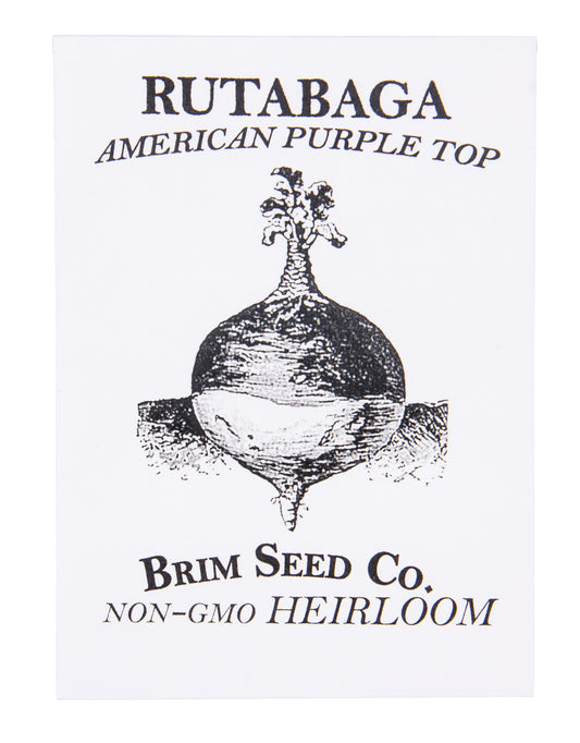Rutabaga, American Purple Top Heirloom Seed