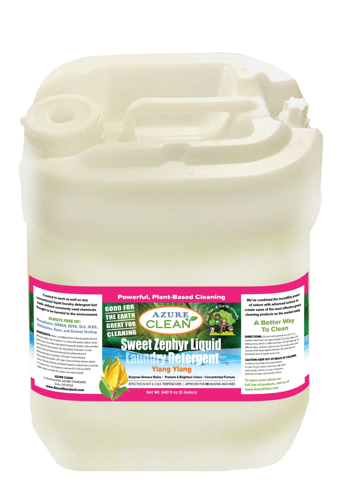 Sweet Zephyr Laundry Liquid (Hot & Cold), Ylang Ylang