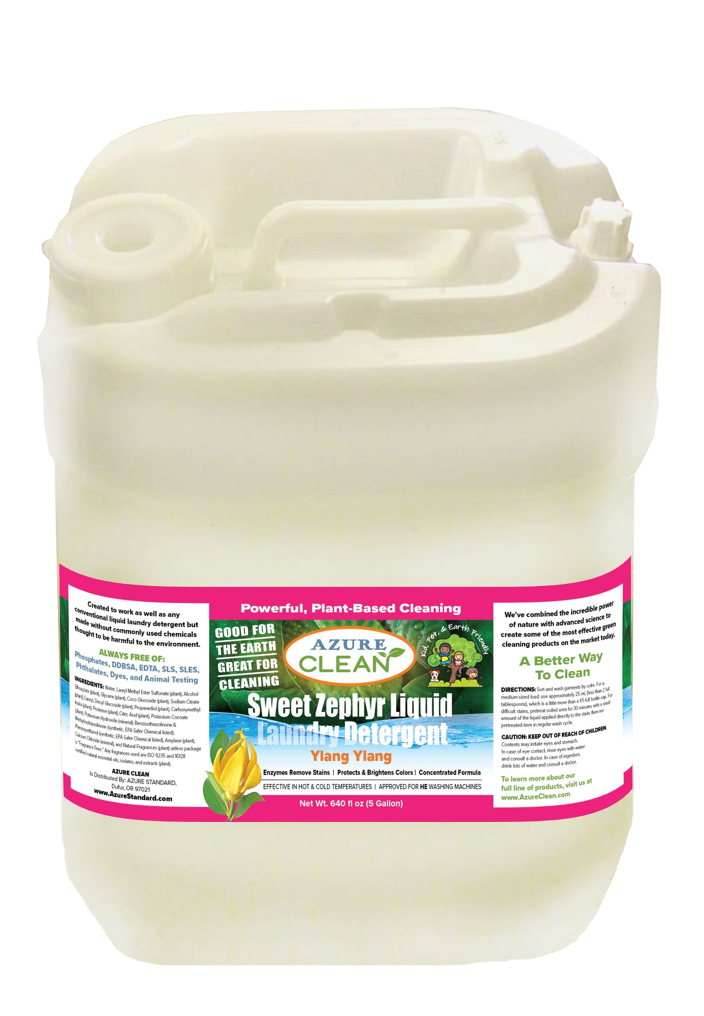 Sweet Zephyr Laundry Liquid (Hot & Cold), Ylang Ylang