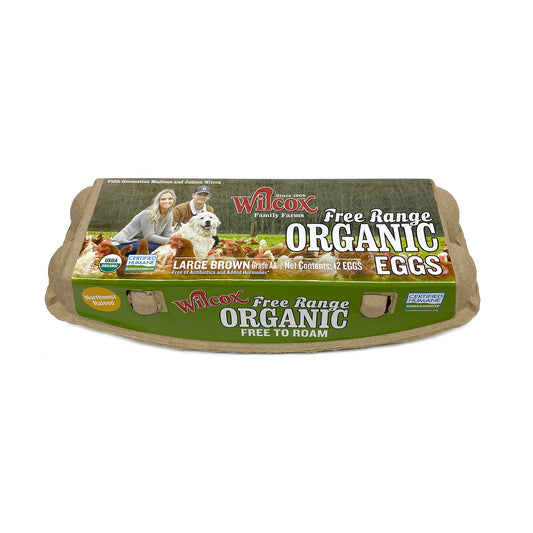 Eggs, Free Range, Large Brown, Organic