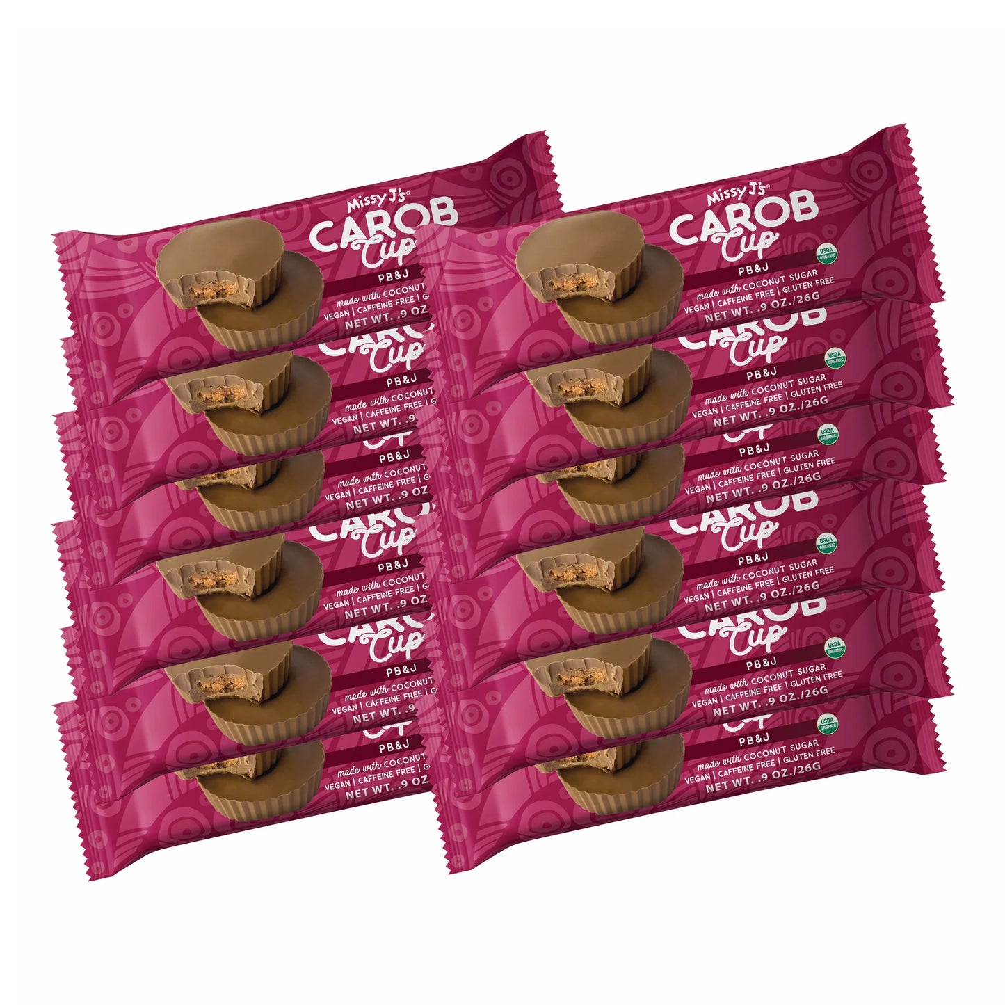 Carob Cup, Peanut Butter & Jelly, Organic