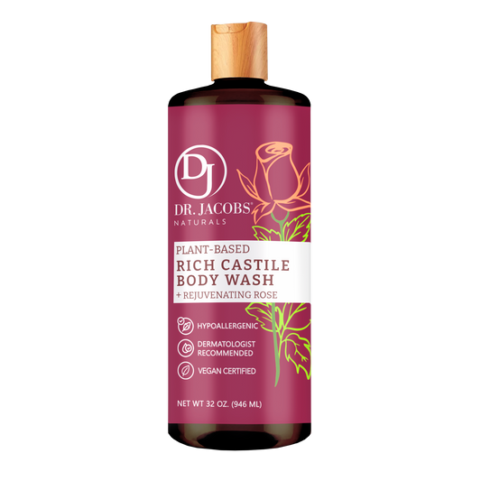 Castile Body Wash, Plant Based, Rose